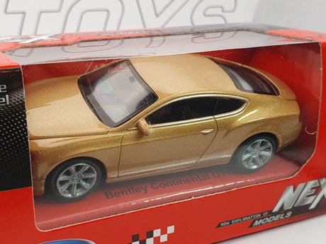 Bentley Continental GT Welly 1/43 Oro 2005 - RikiToys - Welly