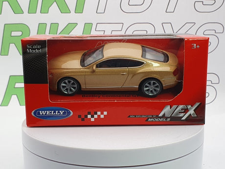 Bentley Continental GT Welly 1/43 Oro 2005 - RikiToys - Welly