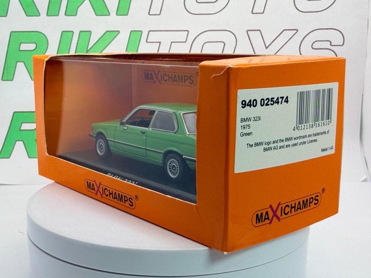 BMW 323i E 21 Maxichamps 1/43 Verde 1975 - RikiToys - Maxichamps