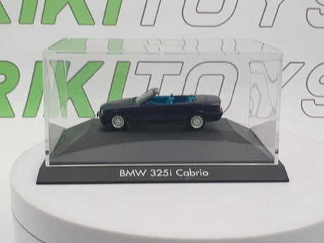BMW 325i Cabrio E36 Herpa 1/87 Blu 1992 - RikiToys - Herpa