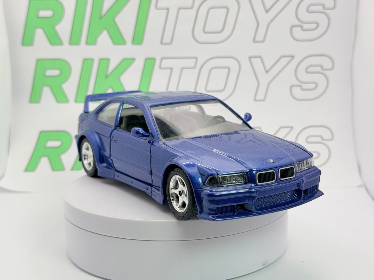 BMW M3 Cup E 36 Burago 1/24 Blu metallizzato - RikiToys - Burago