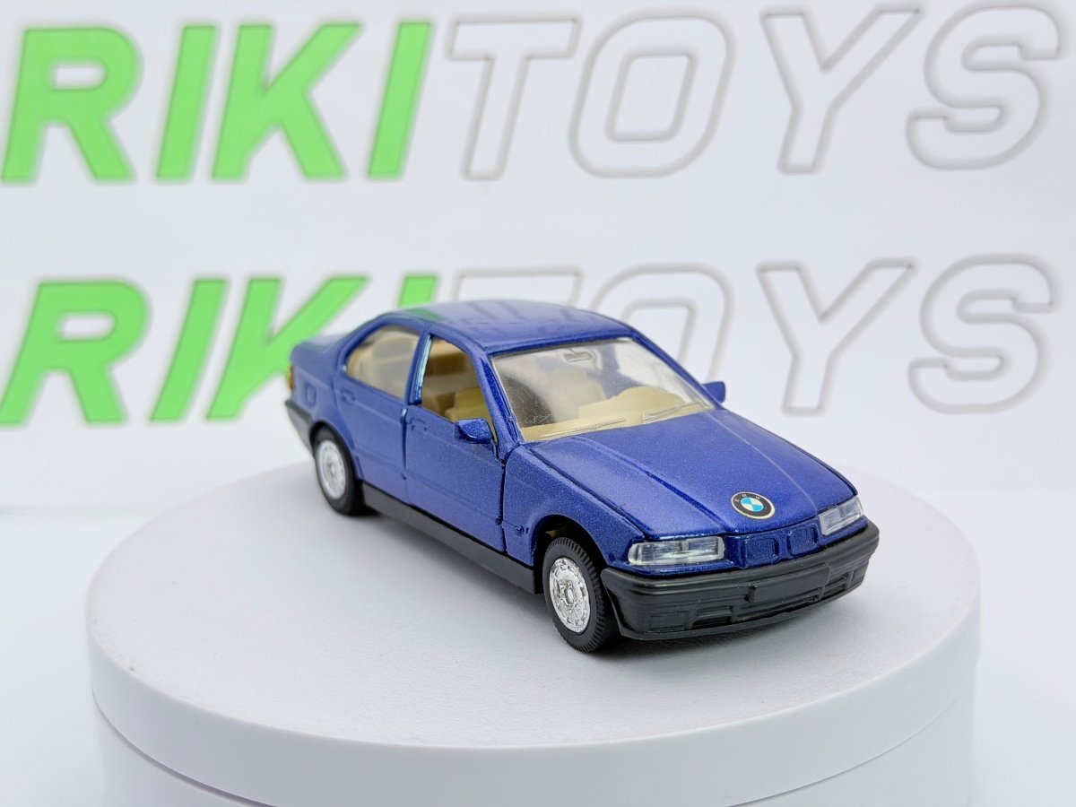 BMW Serie 3 E36 Welly 1/38 Blu Metalizzato 1991 - RikiToys - Welly