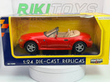 BMW Z3 Cabrio Motor Max 1/24 Rosso 1995 - RikiToys - Motor Max
