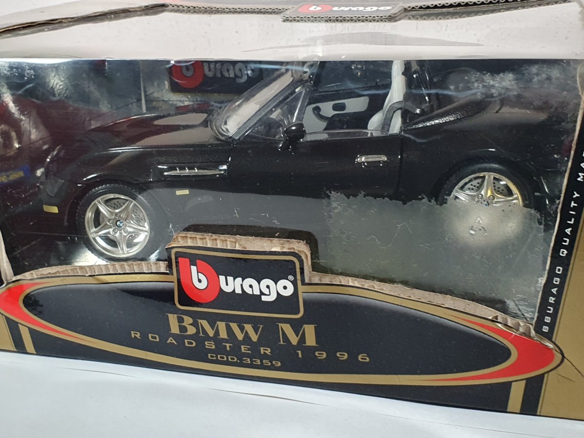 BMW Z3 M Burago 1/18 Nero 1996 - RikiToys - Burago