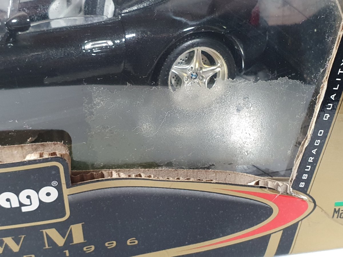 BMW Z3 M Burago 1/18 Nero 1996 - RikiToys - Burago