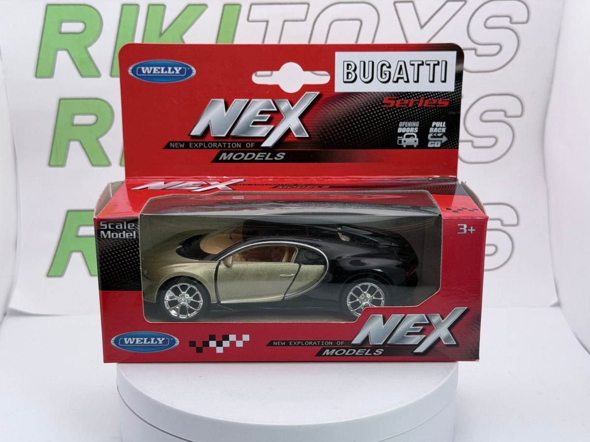 Bugatti Chiron Welly 1/38 Oro - RikiToys - Welly