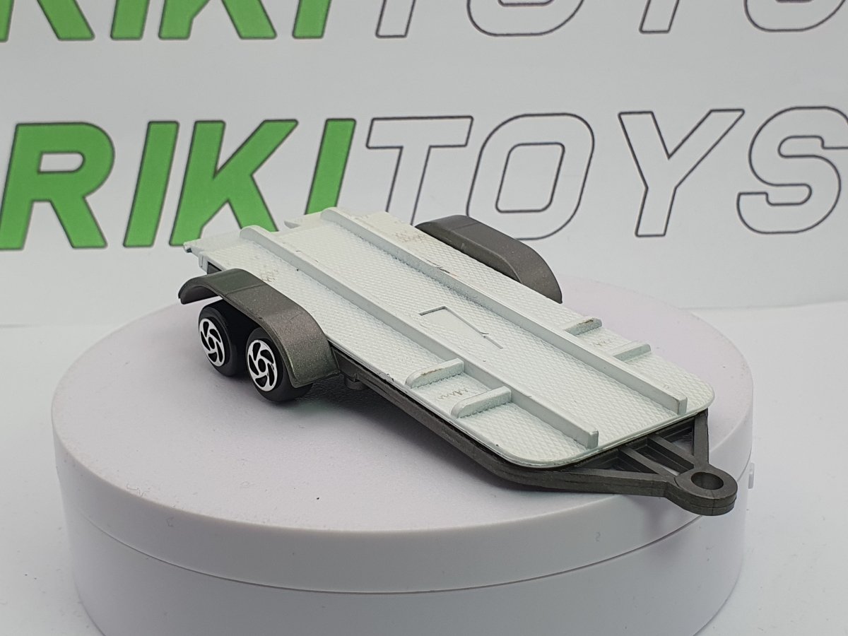 Carrello 2 assi Porta Auto 1/43 Argento - RikiToys - RikiToys#