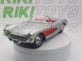 Chevrolet Corvette Burago 1/24 Argento 1957 - RikiToys - Burago