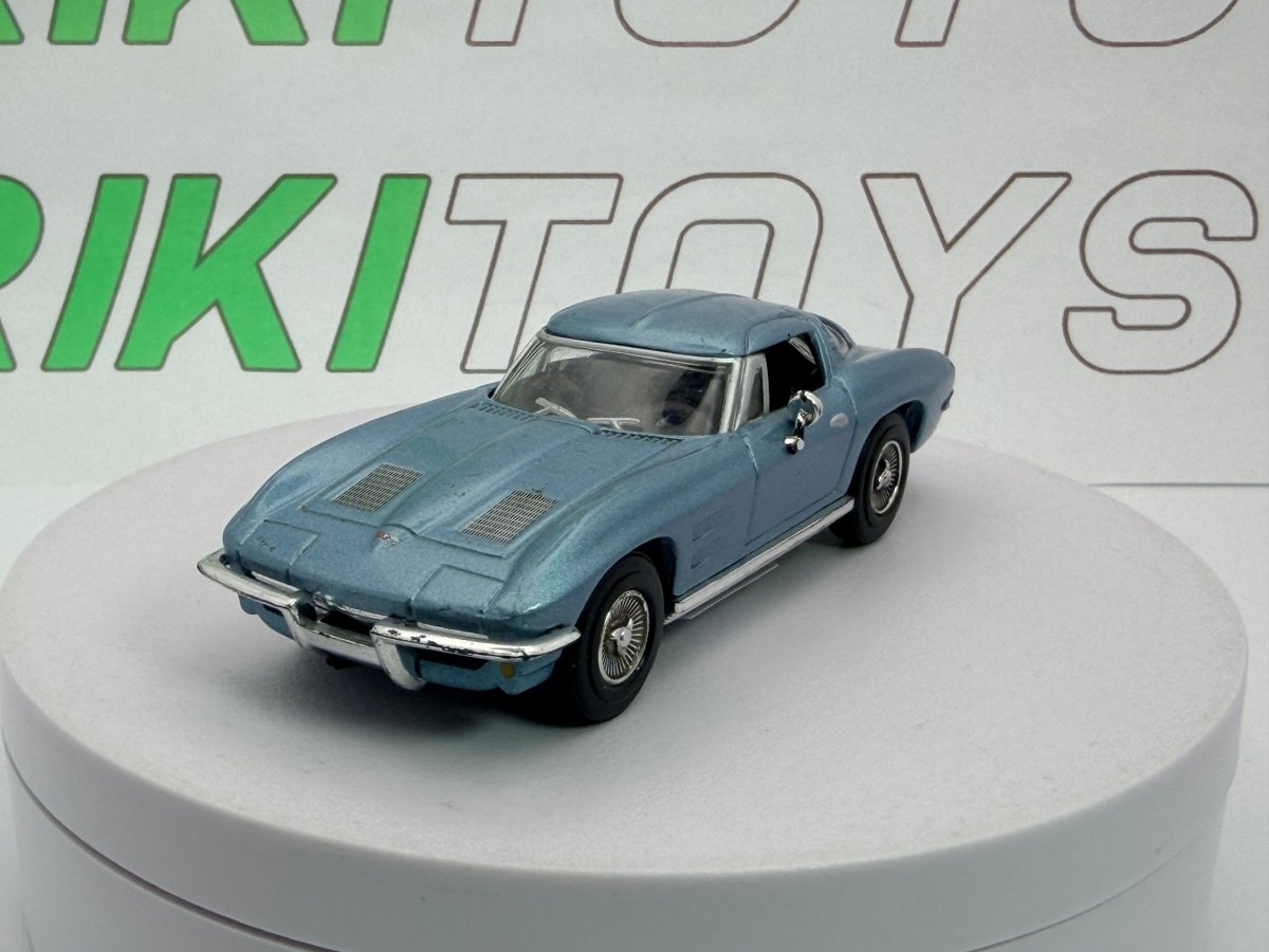 Chevrolet Corvette Stingray Del Prado 1/43 Azzurro metallizzato 1963 - RikiToys - Del Prado