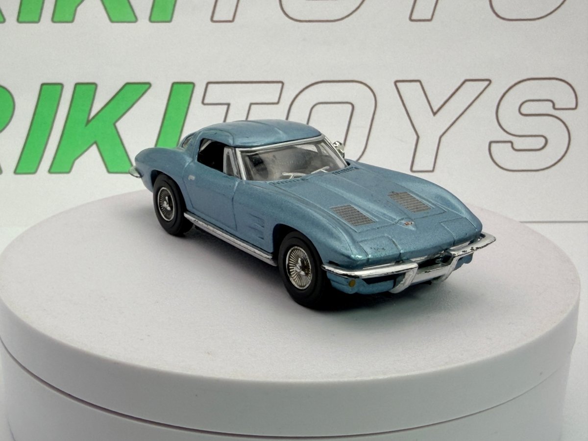 Chevrolet Corvette Stingray Del Prado 1/43 Azzurro metallizzato 1963 - RikiToys - Del Prado