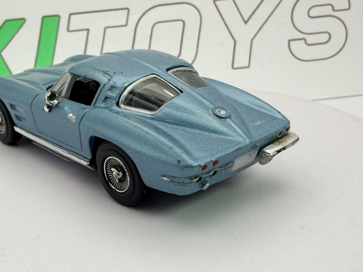 Chevrolet Corvette Stingray Del Prado 1/43 Azzurro metallizzato 1963 - RikiToys - Del Prado
