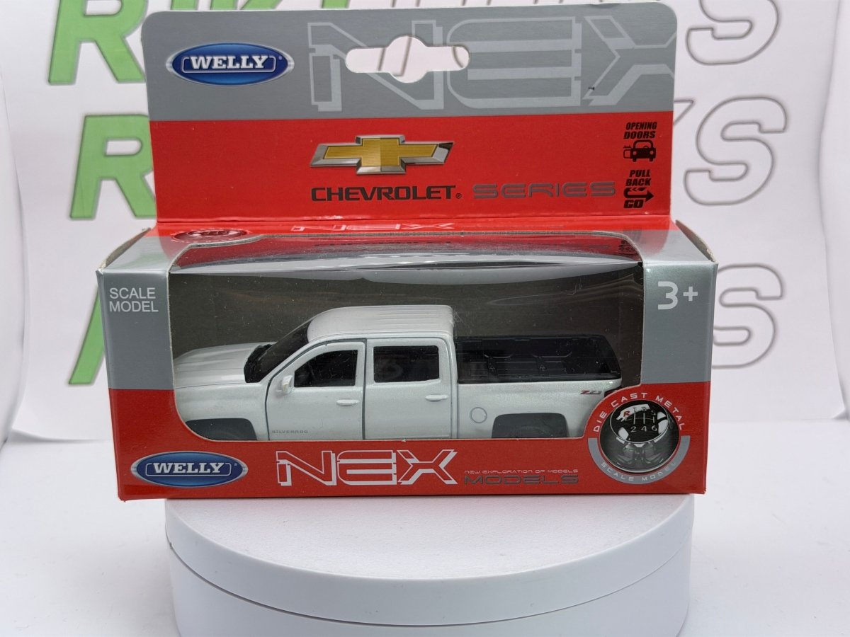 Chevrolet Silverado Welly 1/43 BIanco 2017 - RikiToys - Welly