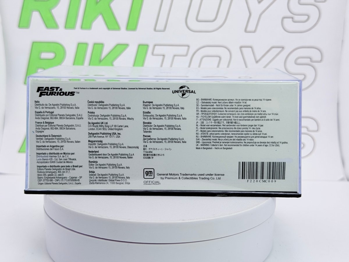 Chevrolet Yenko Camaro Syc Edicola 1/43 Blu metallizzato - RikiToys - Edicola#