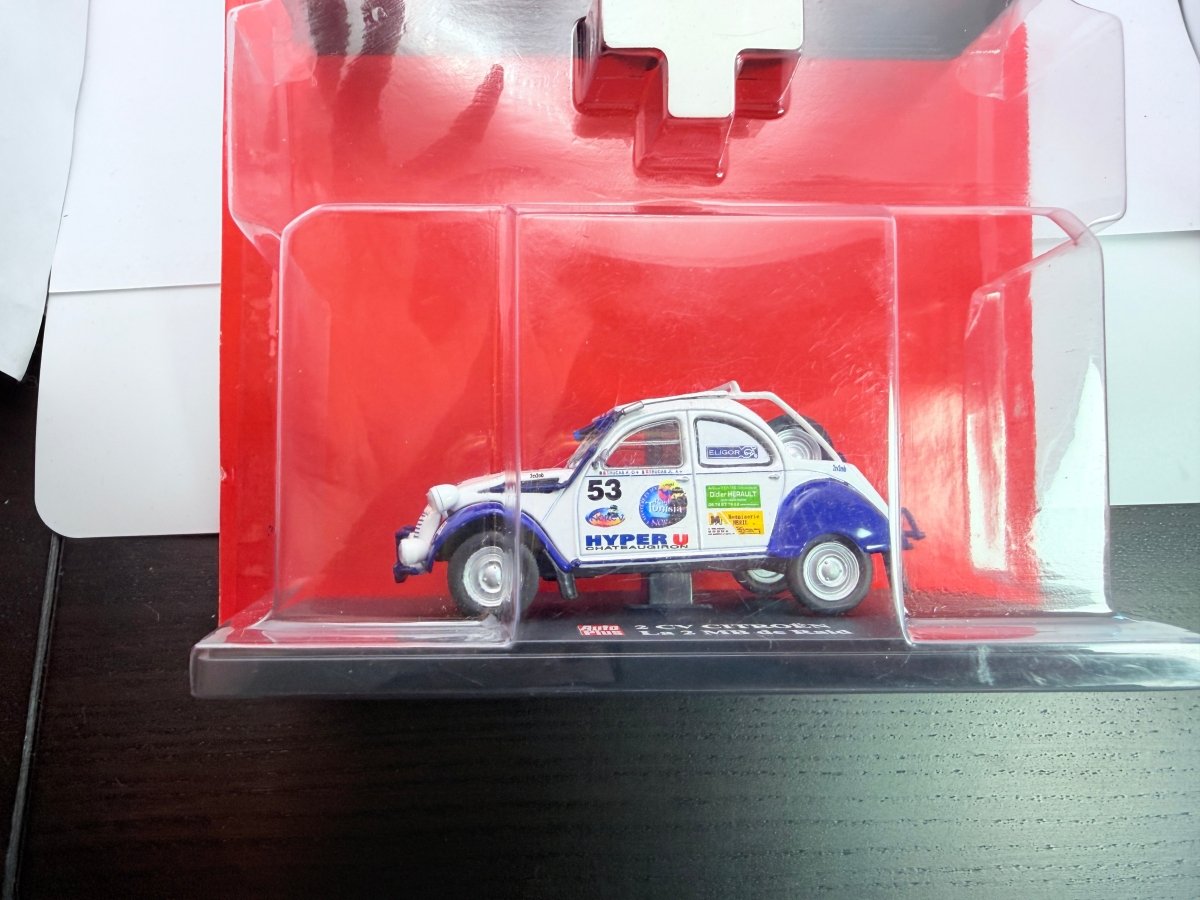 Citroen 2 CV 4 Saisons Edicola 1/43 Bianco - RikiToys - Edicola