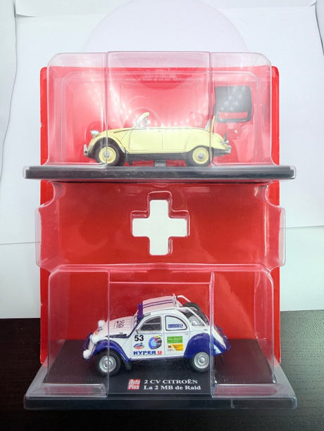 Citroen 2 CV 4 Saisons Edicola 1/43 Bianco - RikiToys - Edicola