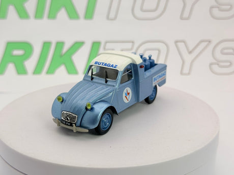 Citroen 2 CV Butagaz Norev 1/43 Azzurro metallizzato - RikiToys - Norev