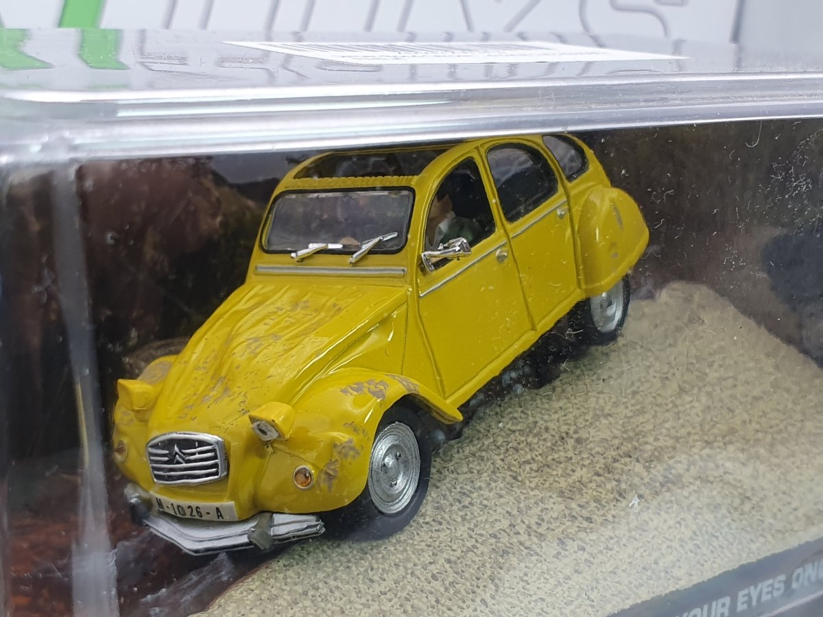 Citroen 2 CV Edicola 1/43 Giallo 1981 - RikiToys - Edicola#