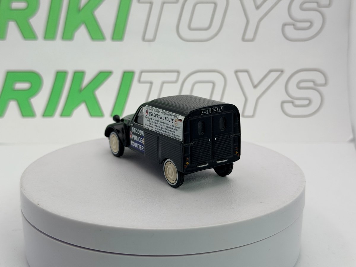 Citroen 2 Cv Furgonato Van Edicola 1/43 Nero - RikiToys - Edicola