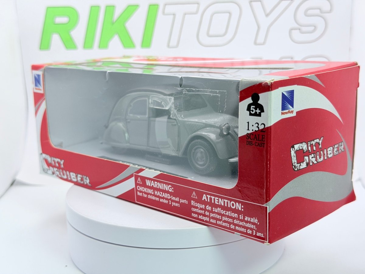 Citroen 2 CV New Ray 1/32 Grigio - RikiToys - New Ray
