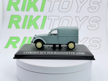 Citroen 2CV Furgone Edicola 1/43 Grigio - RikiToys - Edicola