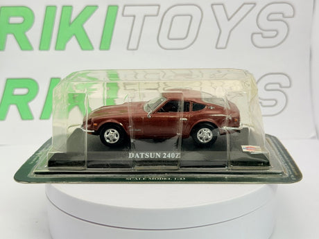 Datsun 240 Z Del Prado 1/43 Rosso scuro - RikiToys - Del Prado