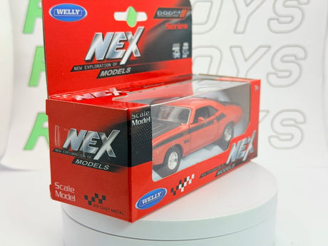 Dodge Challenger T/A Welly 1/38 Rosso 1970 - RikiToys - Welly