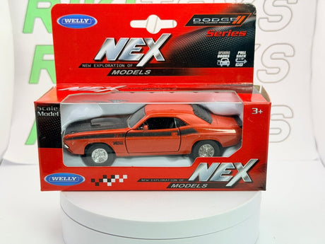 Dodge Challenger T/A Welly 1/38 Rosso 1970 - RikiToys - Welly