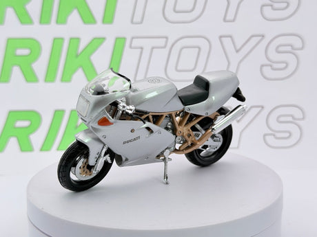 Ducati 900 S.Sport F.E. Maisto 1/18 Argento - RikiToys - Maisto