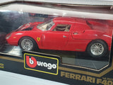 Ferrari 250 Le Mans Burago 1/18 Rosso 1966 - RikiToys - Burago