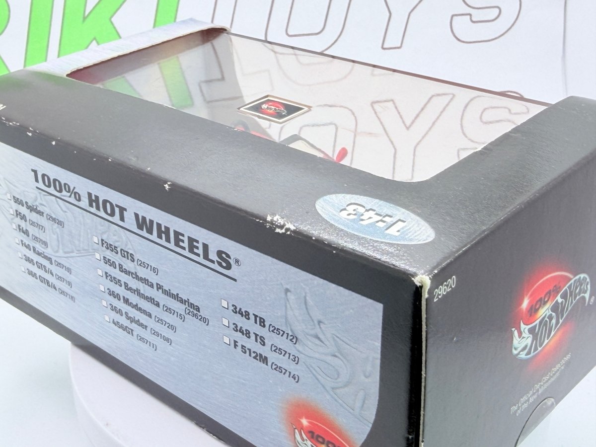 Ferrari 550 Barchetta PininFarina Hotwheels 1/43 Rosso - RikiToys - Hotwheels#