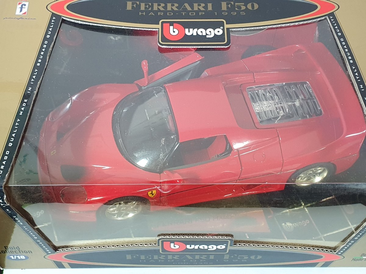 Ferrari F 50 Burago 1/18 Rosso 1996 - RikiToys - Burago