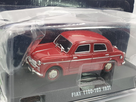 Fiat 1100 103 E Edicola 1/43 Bordeaux 1957 - RikiToys - Edicola