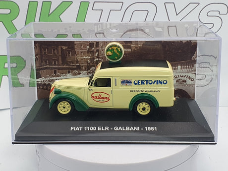 Fiat 1100 ELR Galbani 1951 Edicola 1/43 - RikiToys - Edicola#