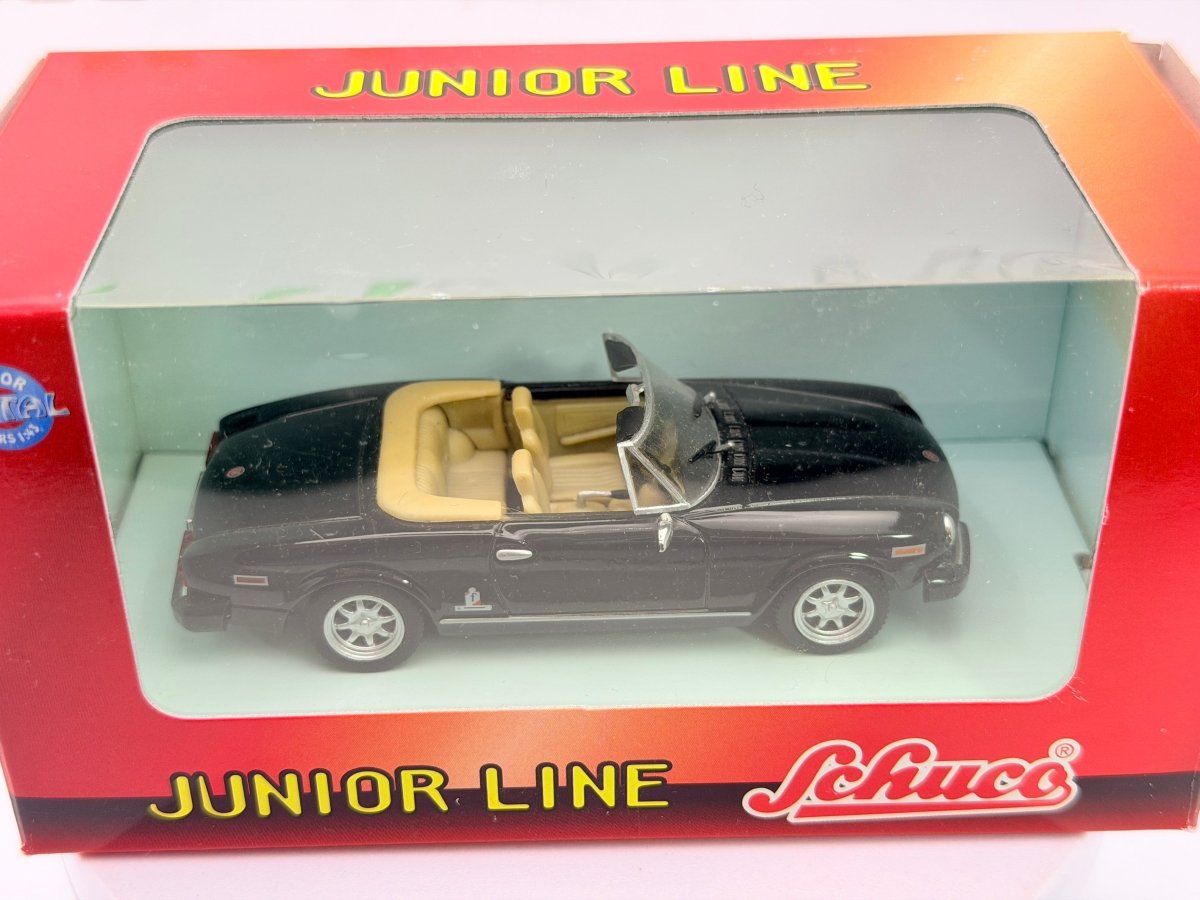 Fiat 124 Spider 2000 Schuco 1/43 Nero 1979 - RikiToys - Schuco