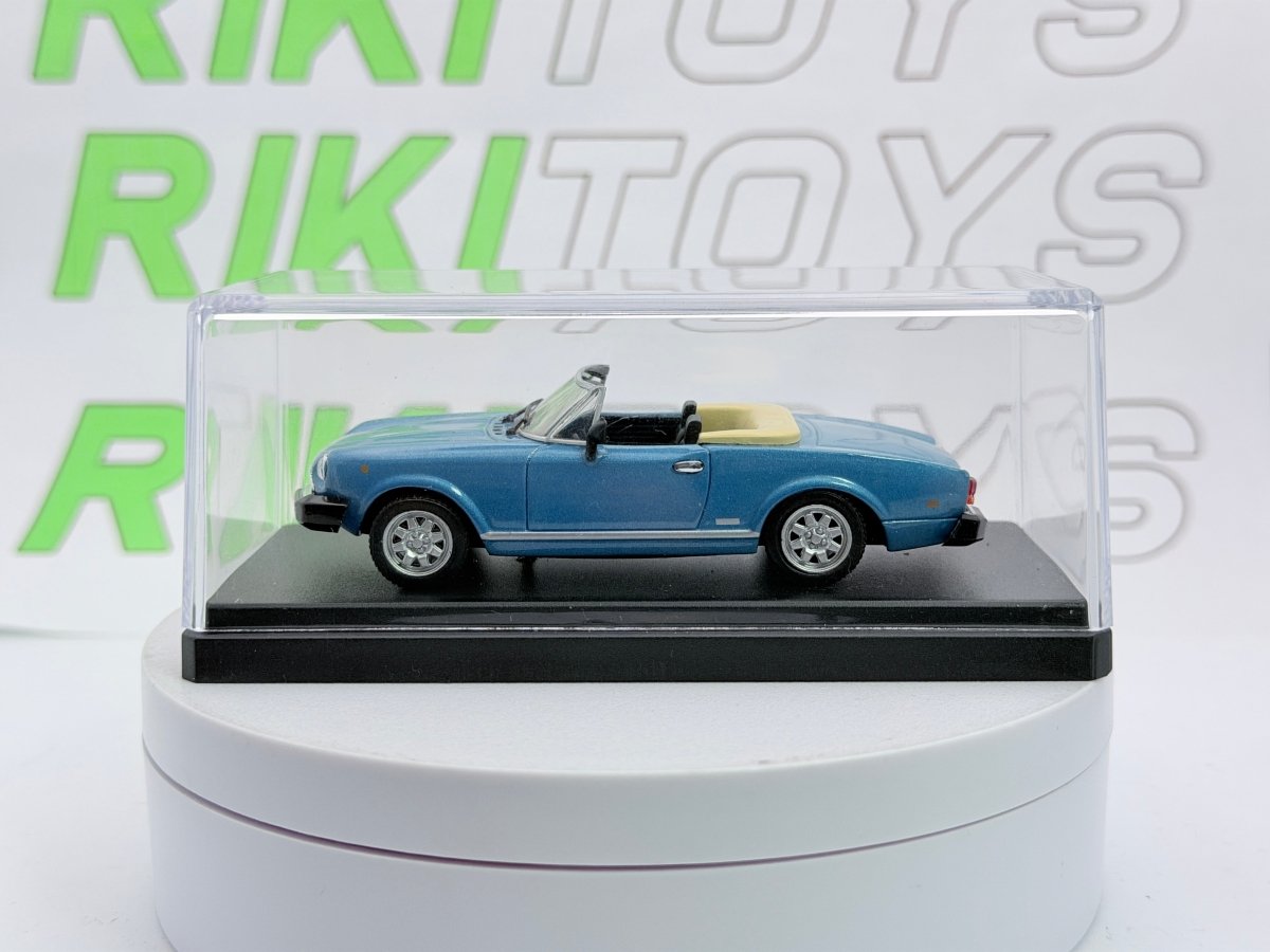 Fiat 124 Spider America Norev 1/43 Azzurro metallizzato - RikiToys - Norev#