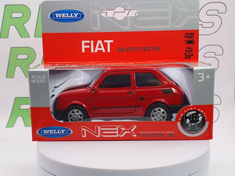 Fiat 126 FSM Welly 1/35 Rosso 1985 - RikiToys - Welly