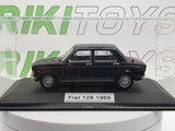 Fiat 128 Berlina Edicola 1/43 Blu 1969 - RikiToys - Edicola#