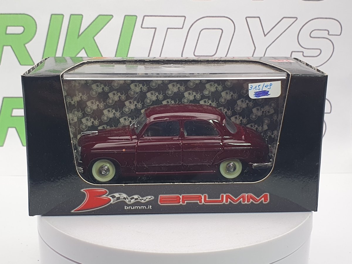 Fiat 1400 B Brumm 1/43 Bordeaux 1956 - RikiToys - Brumm