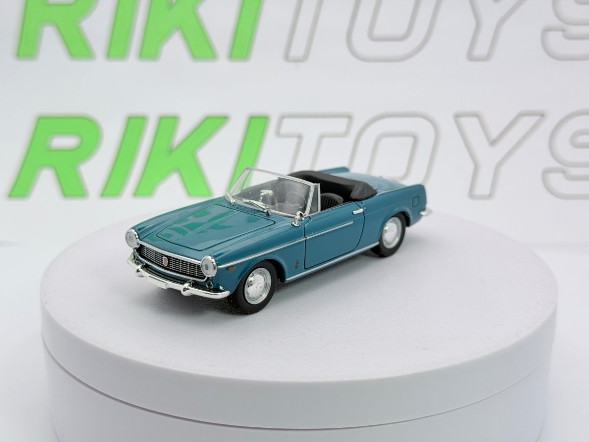 Fiat 1500 Cabrio Norev 1/43 Celeste - RikiToys - Norev