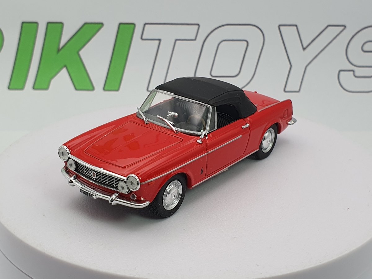 Fiat 1600 Cabrio Norev 1/43 Rosso 1959 - RikiToys - Norev#