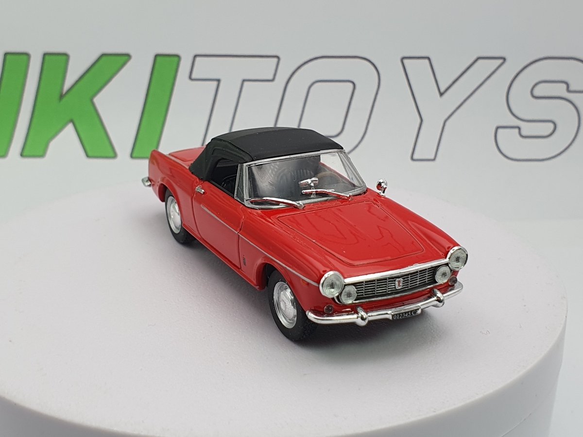 Fiat 1600 Cabrio Norev 1/43 Rosso 1959 - RikiToys - Norev#