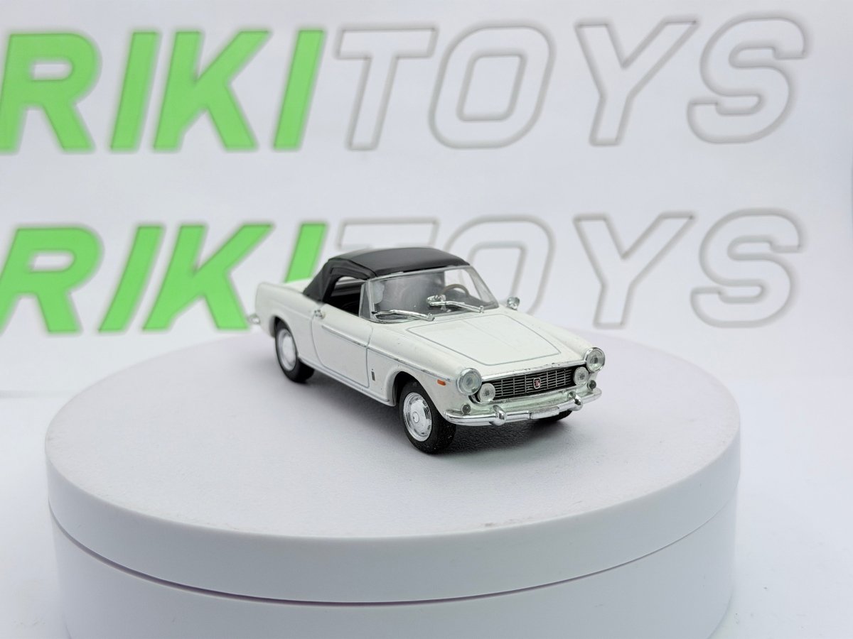 Fiat 1600 S Cabrio Norev 1/43 Bianco - RikiToys - Norev#
