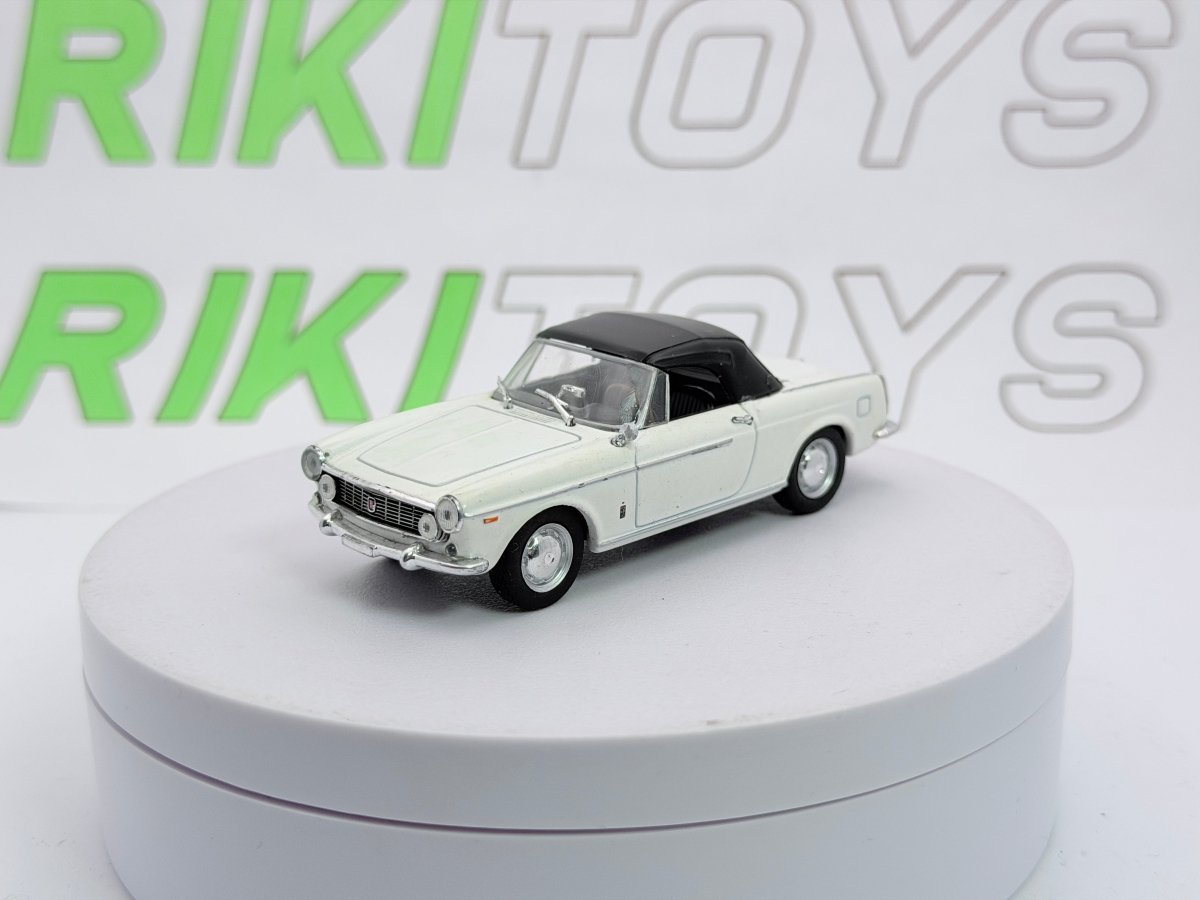 Fiat 1600 S Cabrio Norev 1/43 Bianco - RikiToys - Norev#