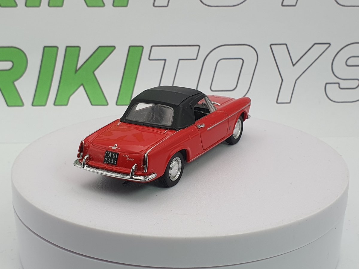 Fiat 1600 S Cabrio Norev 1/43 Rosso 1962 - RikiToys - Norev