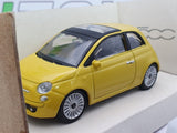 Fiat 500 (2007) MondoMotors 1/43 Giallo - RikiToys - MondoMotors#