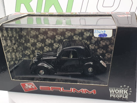 Fiat 500 A Topolino Brumm 1/43 Nero 1936 - RikiToys - Brumm