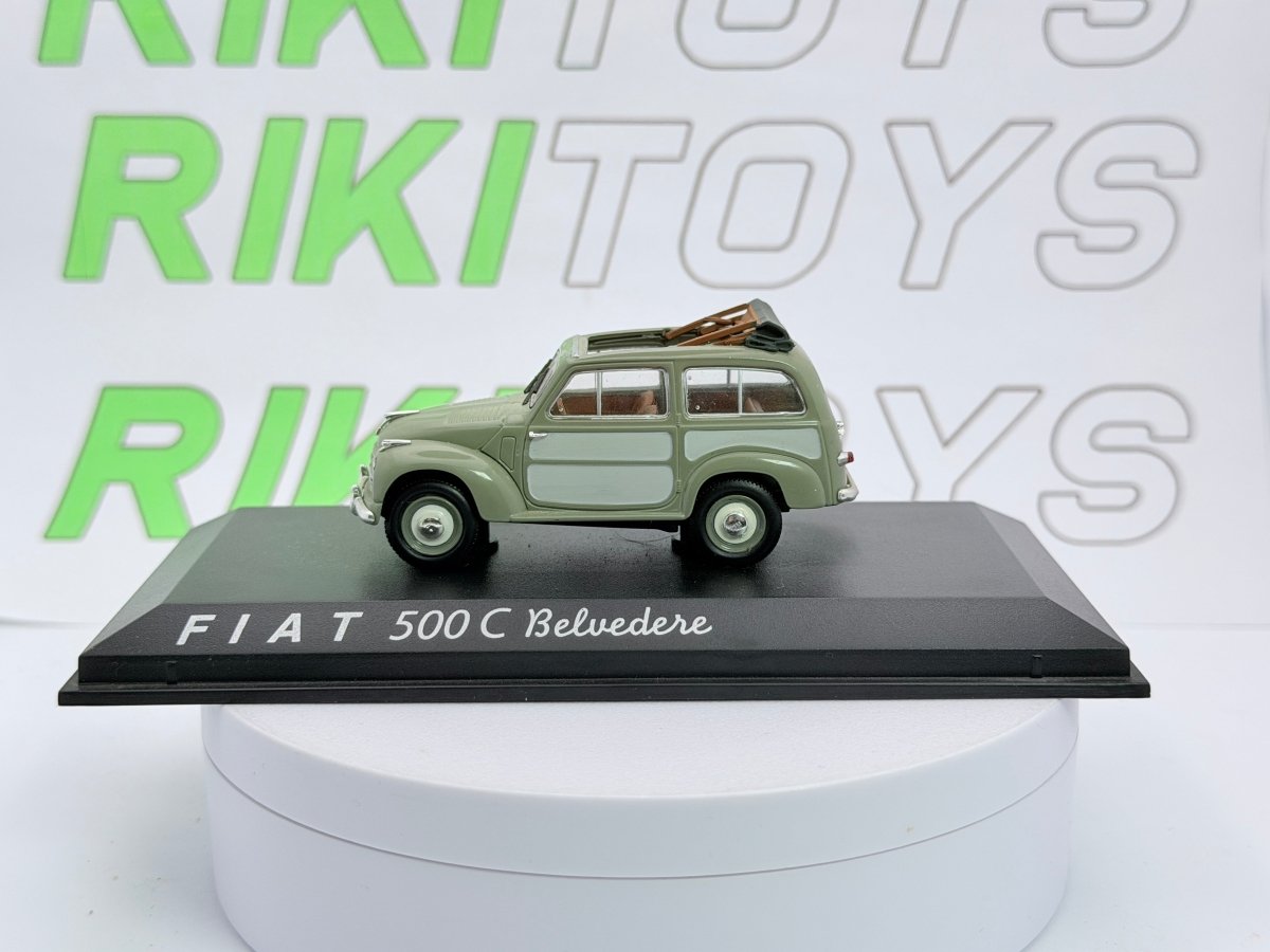 Fiat 500 C Belvedere Norev 1/43 Argento 1949 - RikiToys - Norev