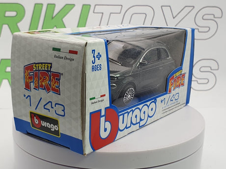 Fiat 500 C Burago 1/43 Grigio 2020 - RikiToys - Burago#