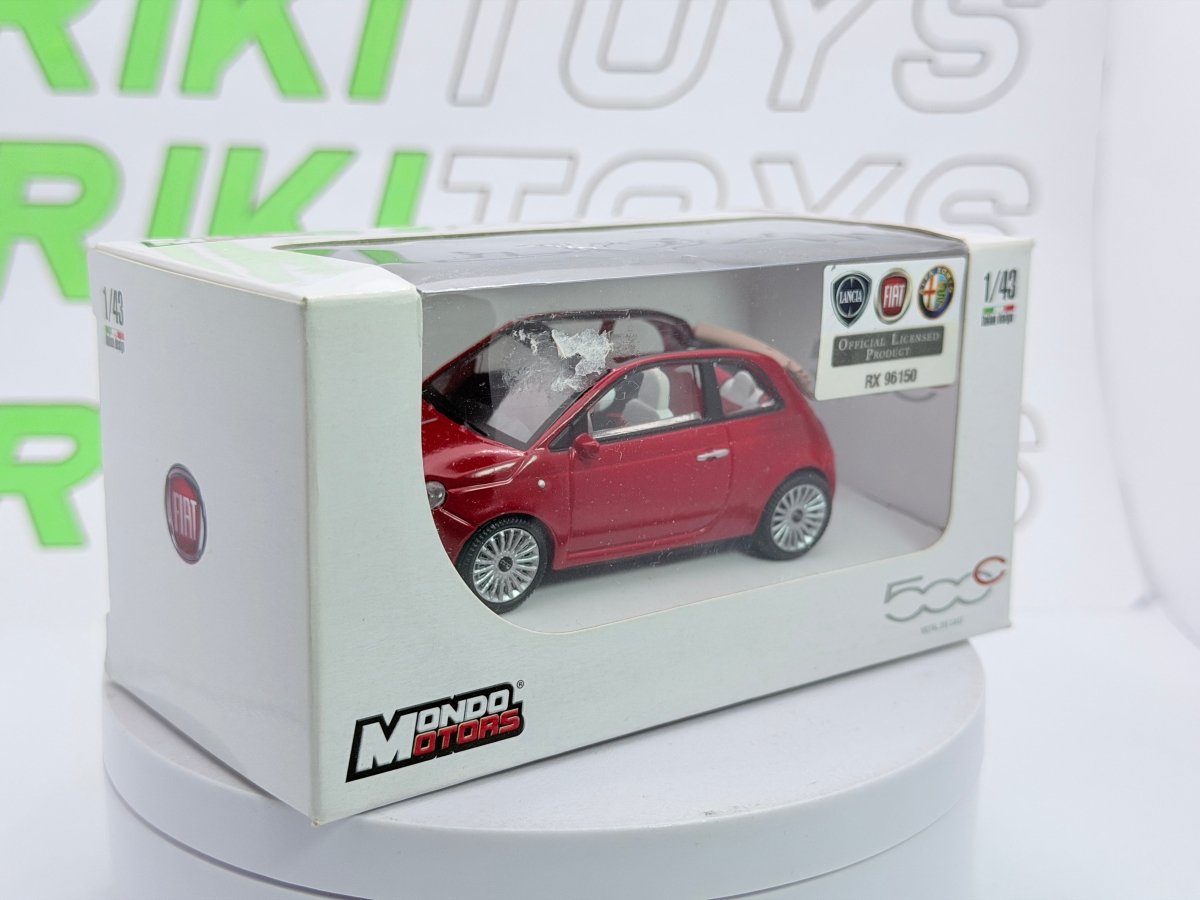 Fiat 500 C Mondo Motors 1/43 Rosso - RikiToys - Mondo Motors