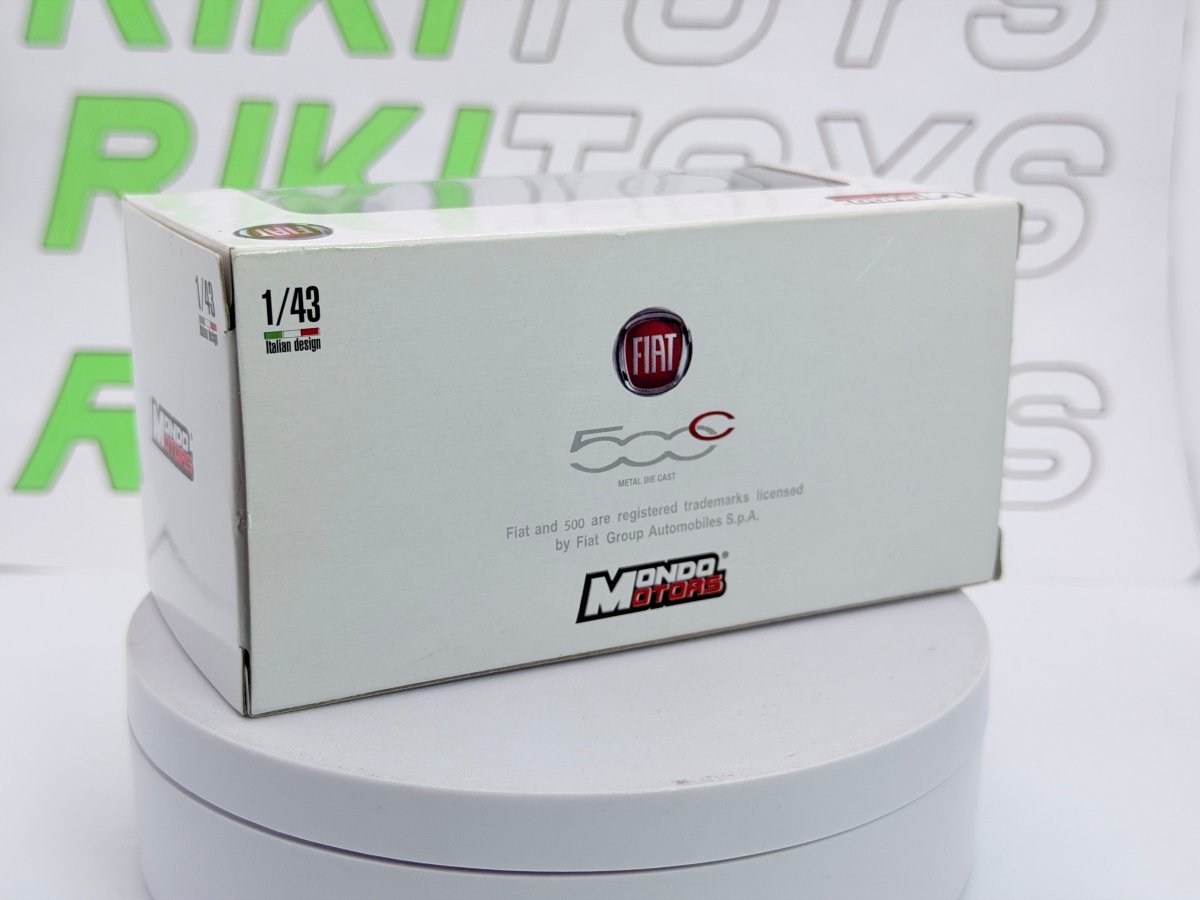 Fiat 500 C Mondo Motors 1/43 Rosso - RikiToys - Mondo Motors